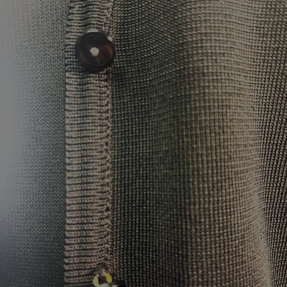 Brenda French for French Rags Size 1 Button Front Rayon Cardigan Sweater - Picture 6 of 8